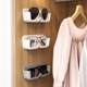 Glasses storage box wall-mounted without punching decoration placed on myopia sun wall display high-level sunglasses storage rack