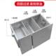 304 stainless steel underground oil separator gutter oil water separator catering kitchen three-level sedimentation tank oil separator