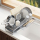 304 stainless steel kitchen dish rack drain rack drying rack narrow edge ultra-narrow pool bowls chopsticks bowls plate storage layer