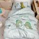 Class A 100s pure cotton lint cotton cartoon single quilt cover children's quilt cover kindergarten cotton sheet three-piece set 1.2