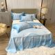 Golden Sun Big Ao Bamboo Fiber Cooling Mat Three-piece Summer Mat Bamboo Voice K Tiansi Soft Cooling Mat Bedding Sheets Machine