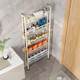 Floor-standing storage rack behind door multi-purpose storage narrow cabinet thickened joints seasoning storage side storage rack