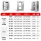 Stainless steel air shower room single and double air shower room factory dust-free workshop purification dust removal infrared induction air shower door