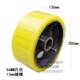 Concrete mixer wheel accessories friction rubber caster mortar G cement mixer M mixer upper rubber wheel polyurethane wheel