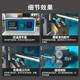 Computer fully automatic hot stripping and cutting machine braiding network data line high temperature hot peeling and tangent shielding wire stripping machine