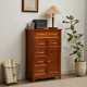 Solid wood chest of cabinets living room wall storage cabinet storage cabinet multi-layer vertical cabinet American chest of cabinets miscellaneous drawers small cabinets