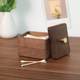 Retro simple black walnut solid wood whole wood floss box cotton swab storage box household personalized cultural entertainment storage box