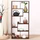Solid wood Duobao Pavilion ornaments multi-layer grid rack Bogu rack tea cup storage rack purple clay teapot tea set rack