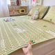 Class A natural latex ice silk mat three-piece set 2024 new I summer children's bed sheet mat soft mat student dormitory