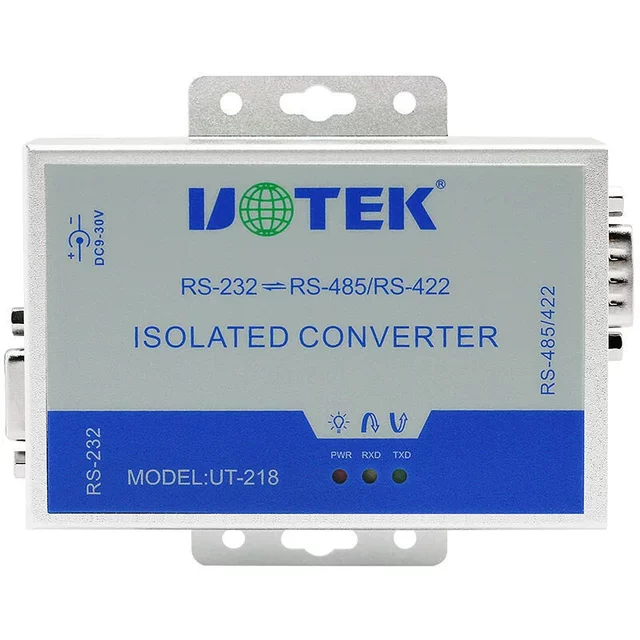 Yutai UT-218 industrial-grade photoelectric isolation enhanced lightning protection RS232 to RS485/422 converter 232