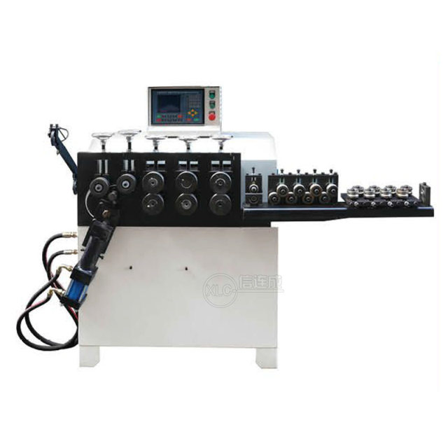 Fully automatic servo looping machine Fan mesh cover dust removal frame steel stool round bending machine manufacturer direct sales round rolling machine