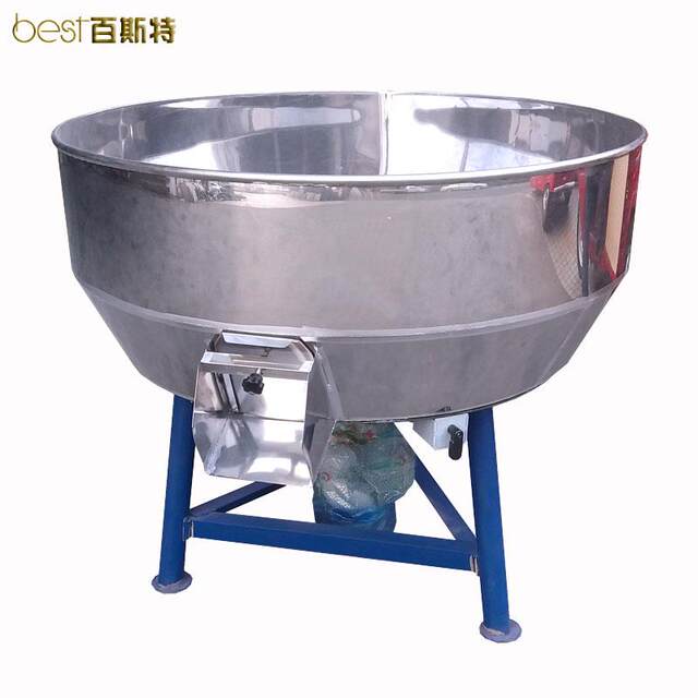 Thickened feed mixer mixer plastic pellet food farm round stainless steel small household color mixing