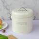 Waterproof kitchen waste bucket with handle, wet garbage sorting trash can, countertop with activated carbon filter odor