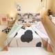 Children's cute crayon Shin-shirt series printed sheets dormitory single bedding can be customized bed sheets