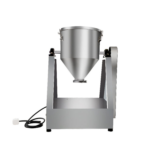 20L small laboratory various dry flour feed pellet stainless steel mixer waist drum mixer