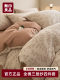 MUJI Class A 100 All-Cotton Three-layer Yarn Bed Four-Piece Set Pure Cotton Bed Sheets Student Dormitory Three-Piece Set