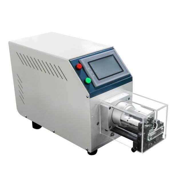 Semi-automatic coaxial wire stripping machine new energy line rotating knife multi-layer skin peeling machine wire stripping machine wire cutting machine