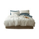 Class A baby grade丨 Pure cotton knitted tianzhu cotton naked sleep four-piece set full cotton bedding quilt cover bed sheets spring and autumn