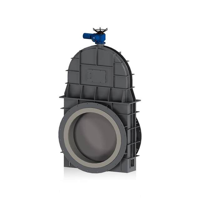 Series manual/electric high-temperature gate valves for hot air ducts for boilers, kilns and other waste gas treatment