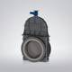 Series manual/electric high-temperature gate valves for hot air ducts for boilers, kilns and other waste gas treatment