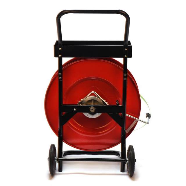 Plastic steel packaging belt small cart with disc cart large disc tool box quick fiber belt thick iron