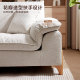 Quanyou Home Modern Simple Fabric Sofa Living Room Furniture 2025 New Direct-Line Three-Peak Sofa