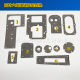 Four-needle six-wire seam sealing gasket, curved arm-type seam oil sealing gasket