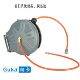 Automatic telescopic pipe reel recycling PU yarn clamping pipe pneumatic tool tracheal air blower duct automotive beauty