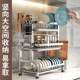 Stainless steel kitchen bowl rack drain rack bowl chopstick plate storage rack household multi-function countertop bowl cabinet