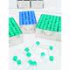 Liquid nitrogen tank basket frozen storage box rack hanging rack stainless steel 25 grid 4567 layer square drawer factory direct sales