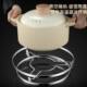 304 stainless steel pot rack household kitchen storage rack multi-functional thermal insulation steam rack pot mat storage tool
