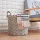 Dirty laundry basket household imitation rattan toy storage basket bedroom bathroom woven laundry basket storage basket large-sized dirty laundry basket