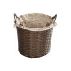 Dirty laundry basket household imitation rattan toy storage basket bedroom bathroom woven laundry basket storage basket large-sized dirty laundry basket