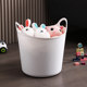 Dirty clothing basket for household portable plastic dirty clothing basket for dirty clothing storage basket for toy basket for clothes laundry bucket