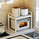 New kitchen microwave oven storage rack countertop discharge electric cooker integrated I retractable oven rack storage rack