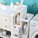 18CM bathroom slit storage rack bathroom x toilet drawer storage rack plastic floor-standing cabinet
