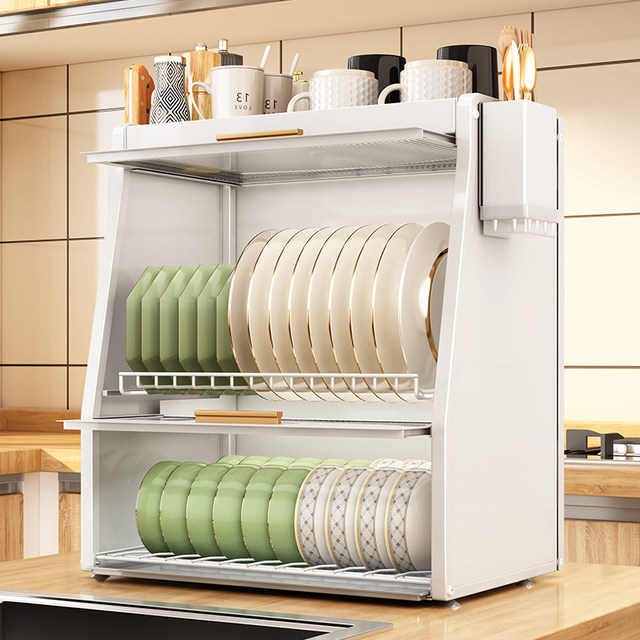 Kitchen cupboard storage rack, dish storage box, household tableware, E, small bowl rack, drain rack, bowls and chopsticks storage