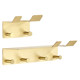 All copper hair dryer rack bathroom storage rack wall-mounted bathroom wall hair dryer storage Z hanger without punching