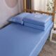 New national standard deep blue lake blue three-piece set unit dormitory single bed sheet quilt cover printed bedding