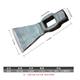 Planing woodworker's adze head full steel manual wooden handle hoe pick pick axe axe tile machine hammer forging and reinforcement