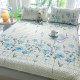 Summer latex mat three-piece set of children's students cartoon summer single washable sheets air conditioning ice silk mat