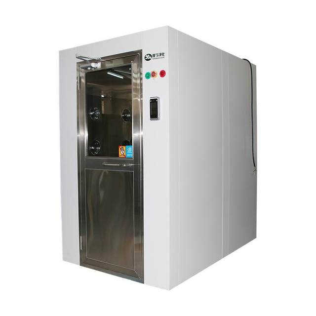 Air shower room manufacturer stainless steel multi-person double-blowing induction shower room air shower room air shower door
