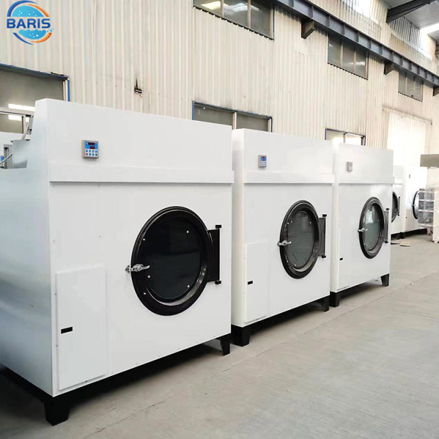 Fully automatic industrial dryer large commercial clothes dryer hotel washing plant bed sheets and quilt cover linen drying equipment