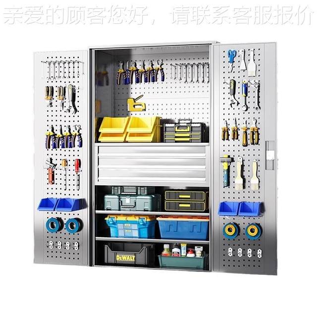 304不锈钢工my001型具柜重加厚柜车双门五金抽屉维开修间工具箱储