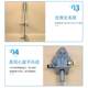Non-standard custom made 304/316 stainless steel mixer mixer rod shaft with multi-size diameter can be equipped with coupling sleeve
