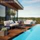 Outdoor anti-aluminum alloy sofa hotel villa 798 courtyard modern simple planner civil waterproof drying furniture