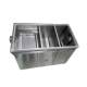 Oil barrier pool buried trench style three-stage oil barrier pool catering kitchen 304 stainless steel commercial oil and water separator