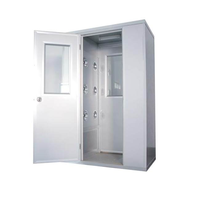 Shandong color steel plate air shower room manufacturer manual blowing purification plate air shower room certified air shower room finished product