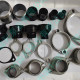 High-pressure fan accessories. Aluminum connector for vortex air pumps. Suction machine connectors. Inner flange. Air inlet mesh cover.