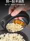 304 stainless steel manual ring garlic press garlic garlic paste artifact pounding garlic household kitchen garlic shooting tool Y